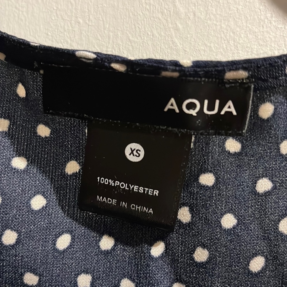 Aqua brand size XS navy blue dress